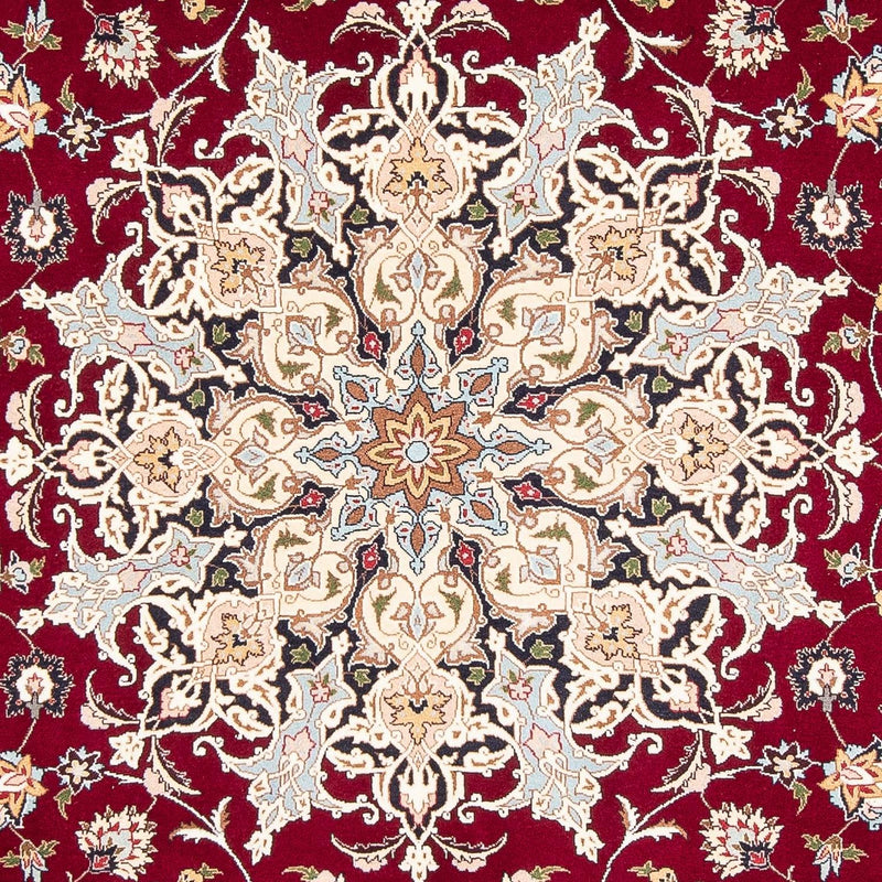 Tapis persan - Tabriz - Royal - 302 x 203 cm - rouge foncé
