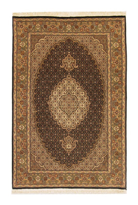 Tapis persan - Tabriz - Royal - 153 x 102 cm - bleu foncé