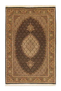 Tapis persan - Tabriz - Royal - 153 x 102 cm - bleu foncé