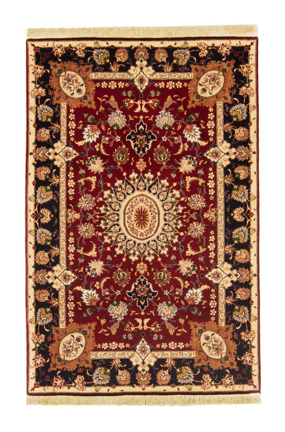 Tapis persan - Tabriz - Royal - 154 x 102 cm - rouge