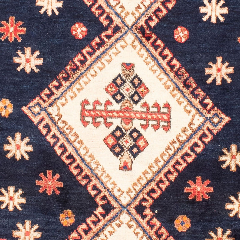 Tapis persan - Nomadic - 207 x 158 cm - bleu foncé