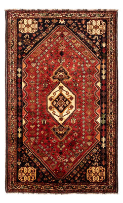 Tapis persan - Nomadic - 276 x 172 cm - rouge foncé
