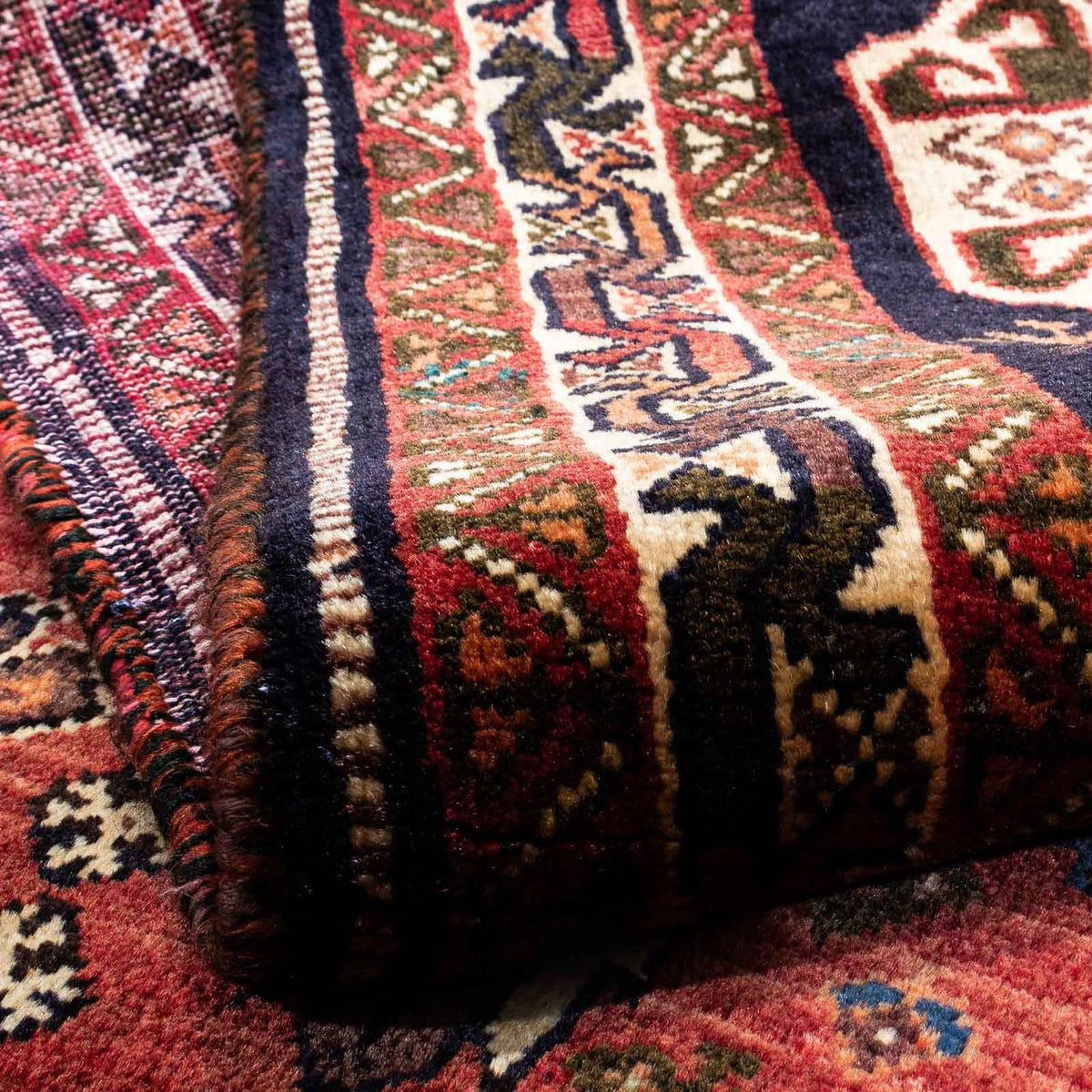 Tapis persan - Nomadic - 276 x 172 cm - rouge foncé