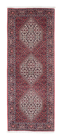 Tapis de couloir Tapis persan - Bidjar - 191 x 73 cm - rouge clair