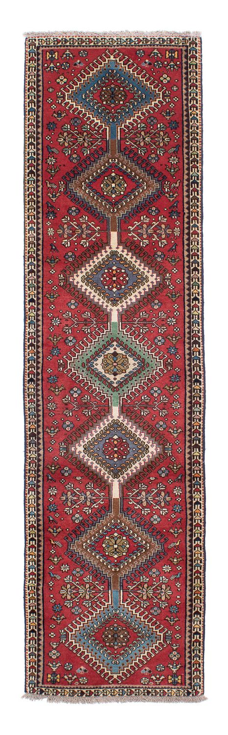 Tapis de couloir Tapis persan - Nomadic - 281 x 75 cm - rouge