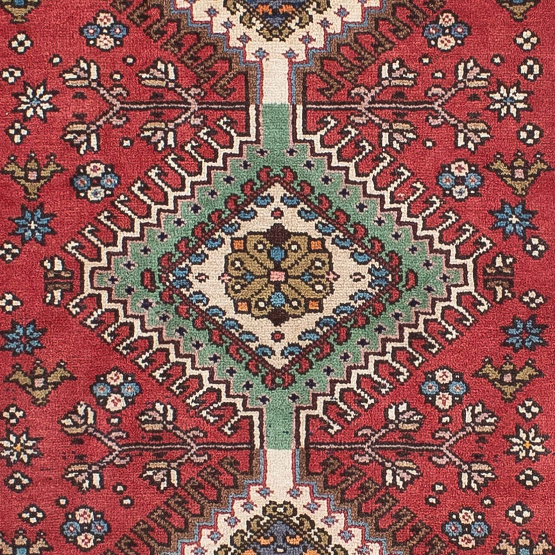 Tapis de couloir Tapis persan - Nomadic - 281 x 75 cm - rouge