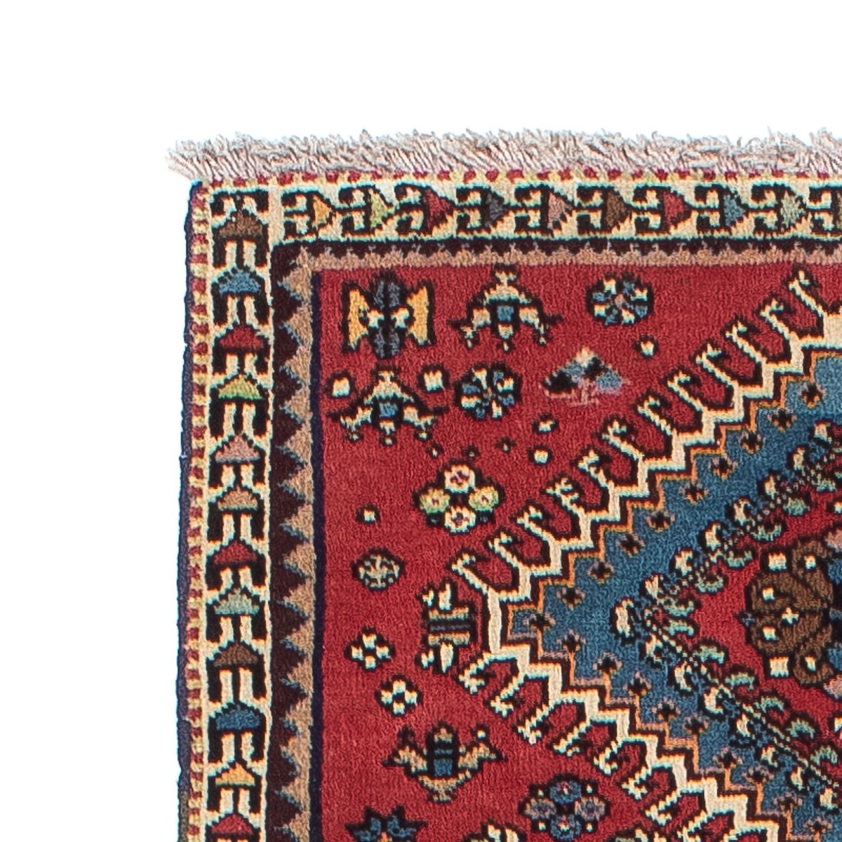 Tapis de couloir Tapis persan - Nomadic - 281 x 75 cm - rouge