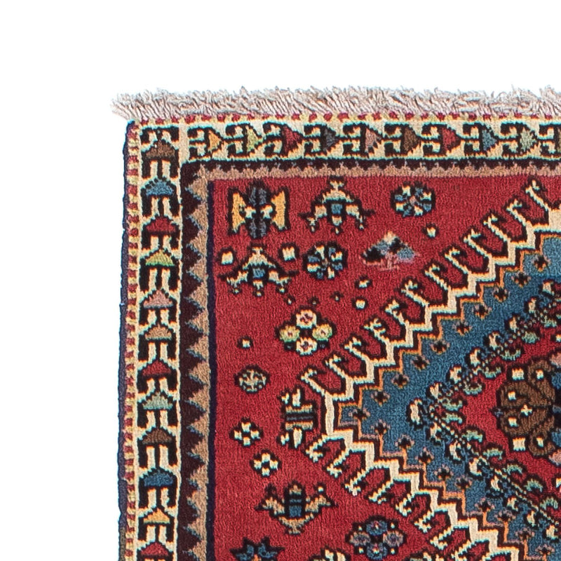 Tapis de couloir Tapis persan - Nomadic - 281 x 75 cm - rouge