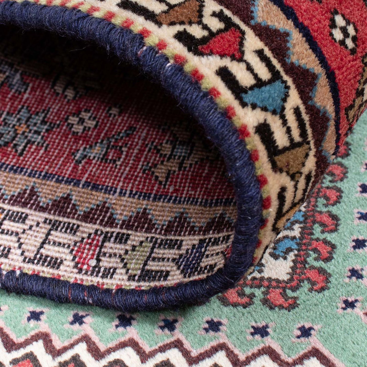 Tapis de couloir Tapis persan - Nomadic - 281 x 75 cm - rouge