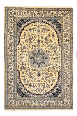 Tapis persan - Nain - Premium - 294 x 200 cm - beige
