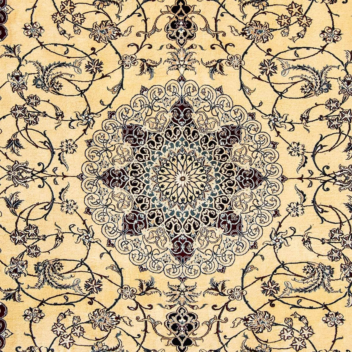Tapis persan - Nain - Premium - 294 x 200 cm - beige