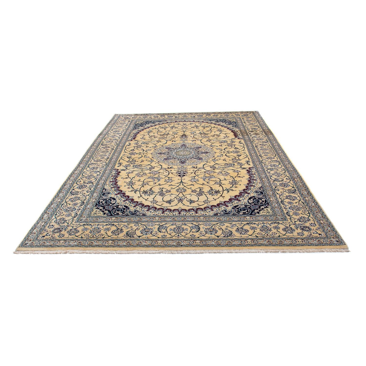 Tapis persan - Nain - Premium - 294 x 200 cm - beige
