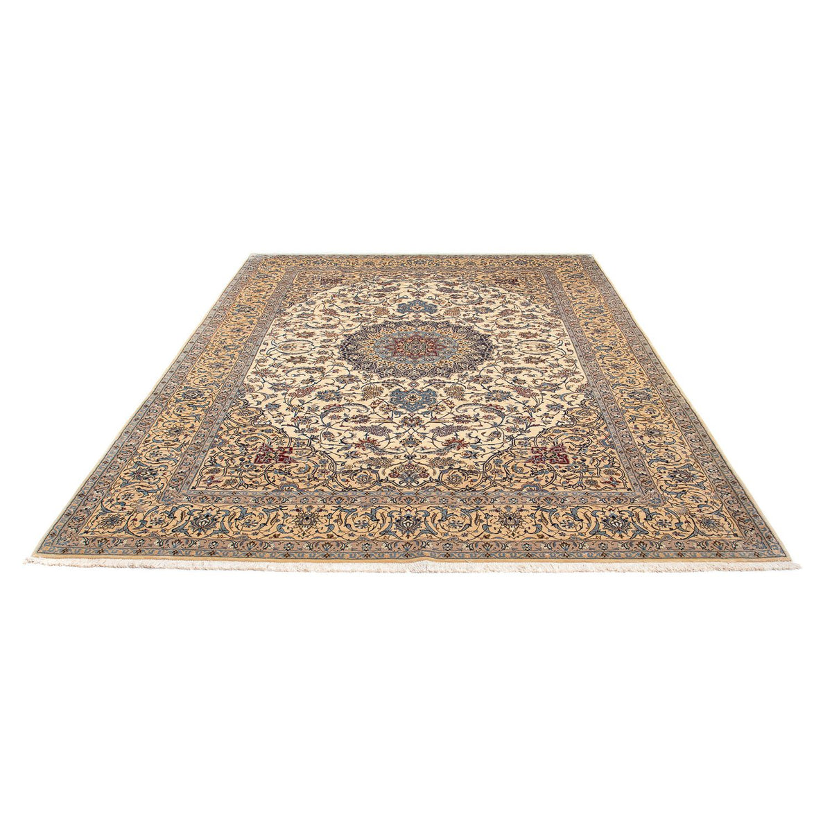 Tapis persan - Nain - Premium - 293 x 208 cm - beige