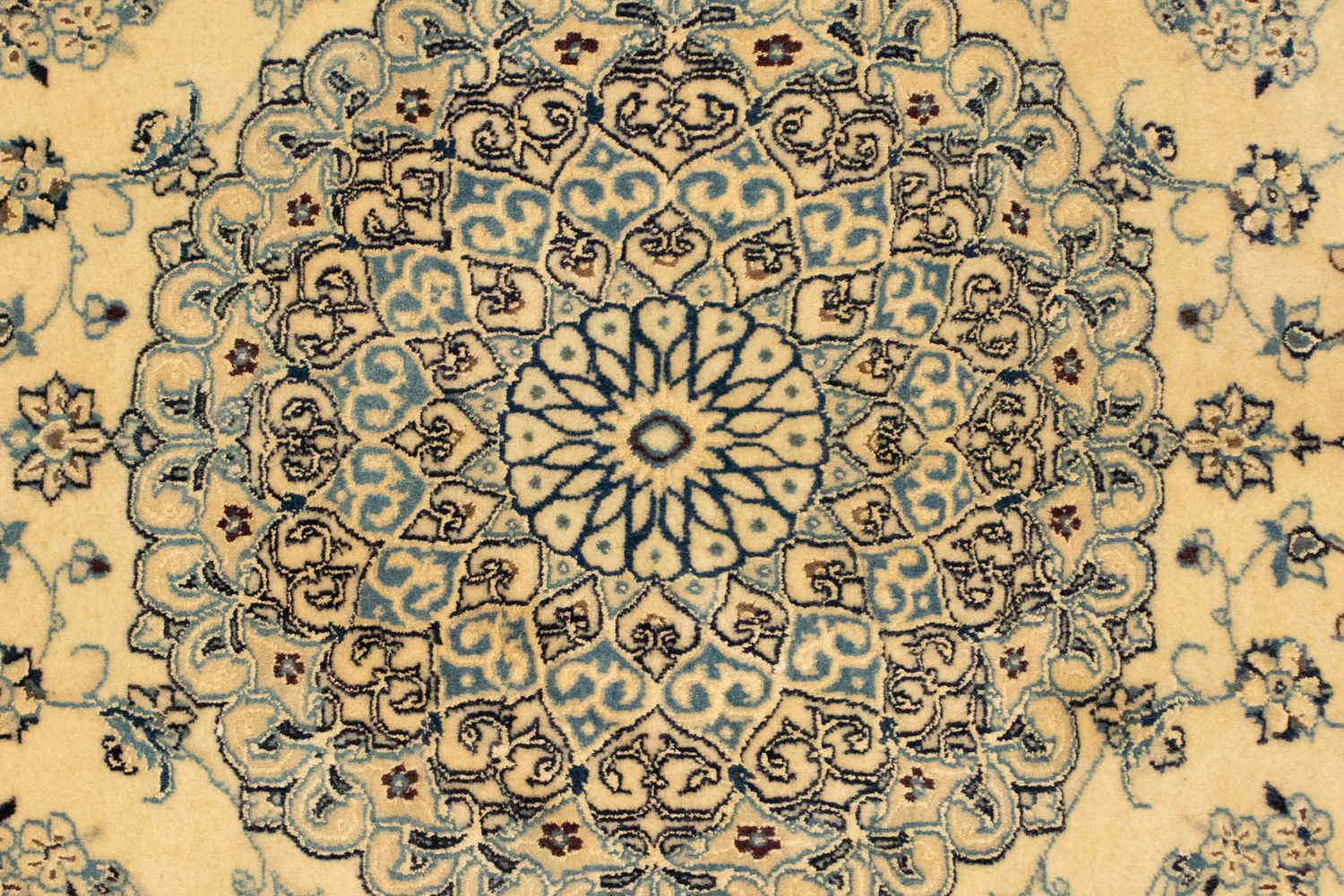 Tapis persan - Nain - Premium - 140 x 77 cm - beige
