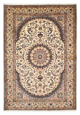 Tapis persan - Nain - Premium - 213 x 148 cm - beige