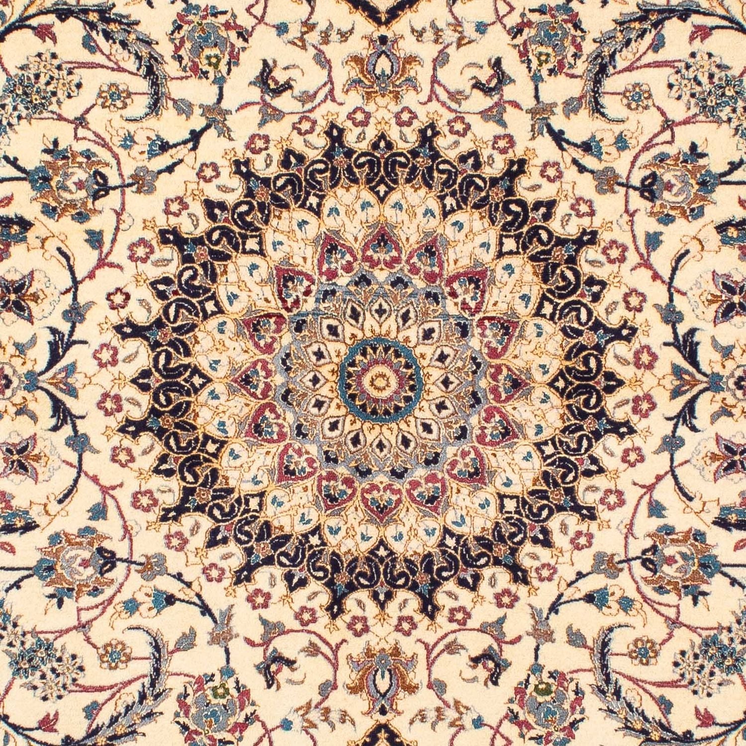 Tapis persan - Nain - Premium - 213 x 148 cm - beige
