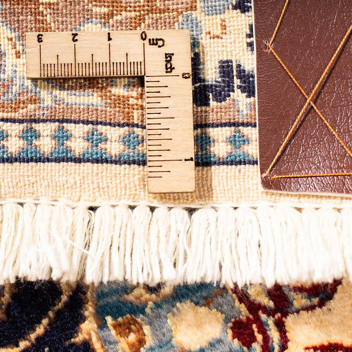 Tapis persan - Nain - Premium - 213 x 148 cm - beige