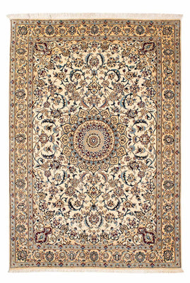 Tapis persan - Nain - Premium - 186 x 132 cm - beige