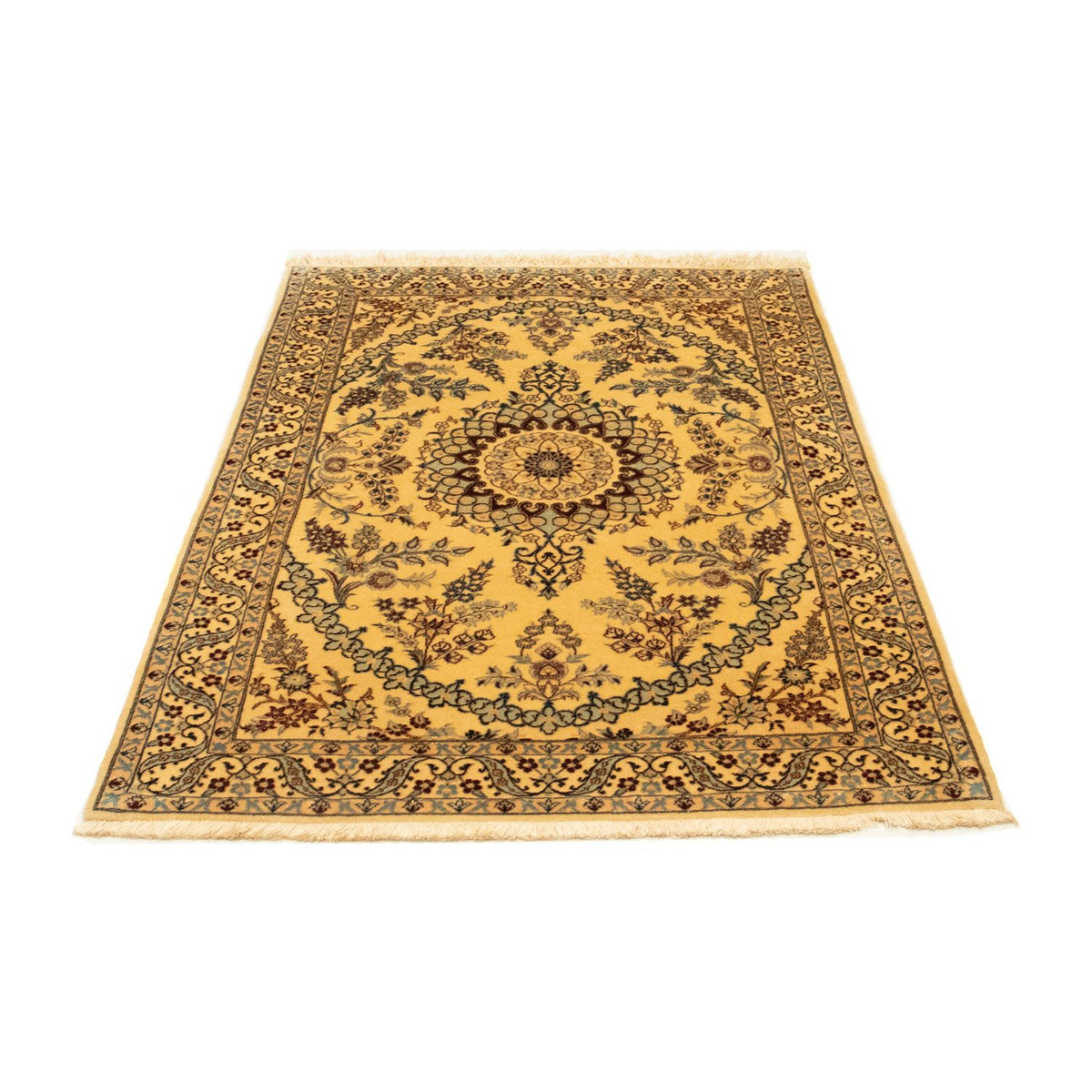 Tapis persan - Nain - Premium - 140 x 95 cm - beige