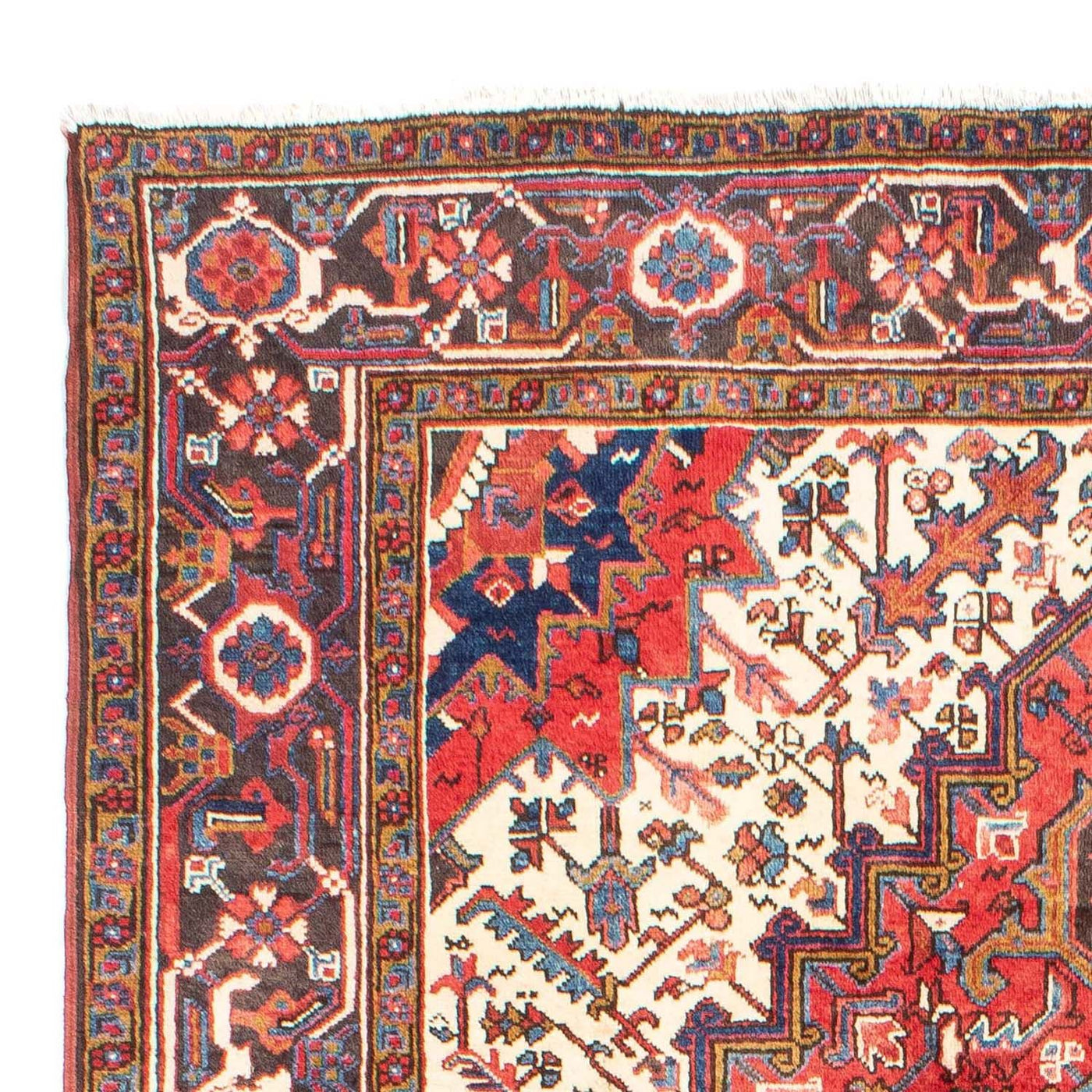 Tapis persan - Nomadic - 264 x 205 cm - rouge
