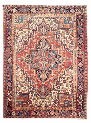 Tapis persan - Nomadic - 256 x 206 cm - rouge clair