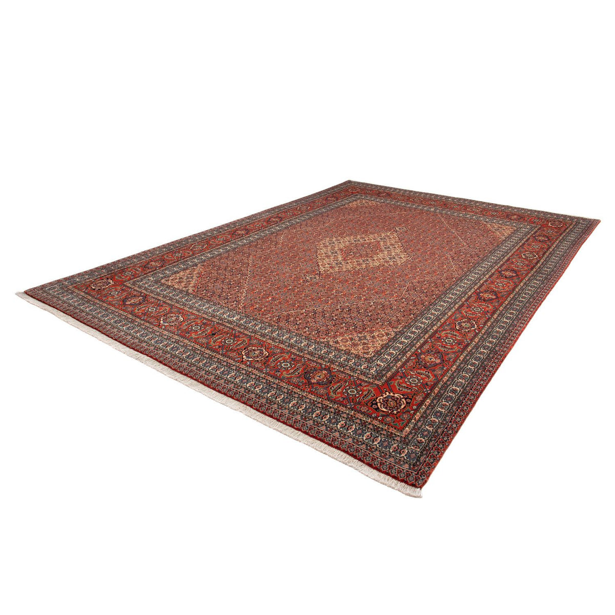 Tapis persan - Nomadic - 350 x 248 cm - rouge clair