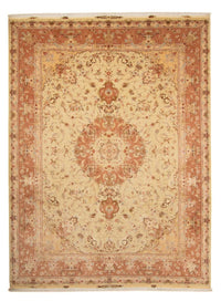 Tapis persan - Tabriz - Royal - 400 x 303 cm - marron clair