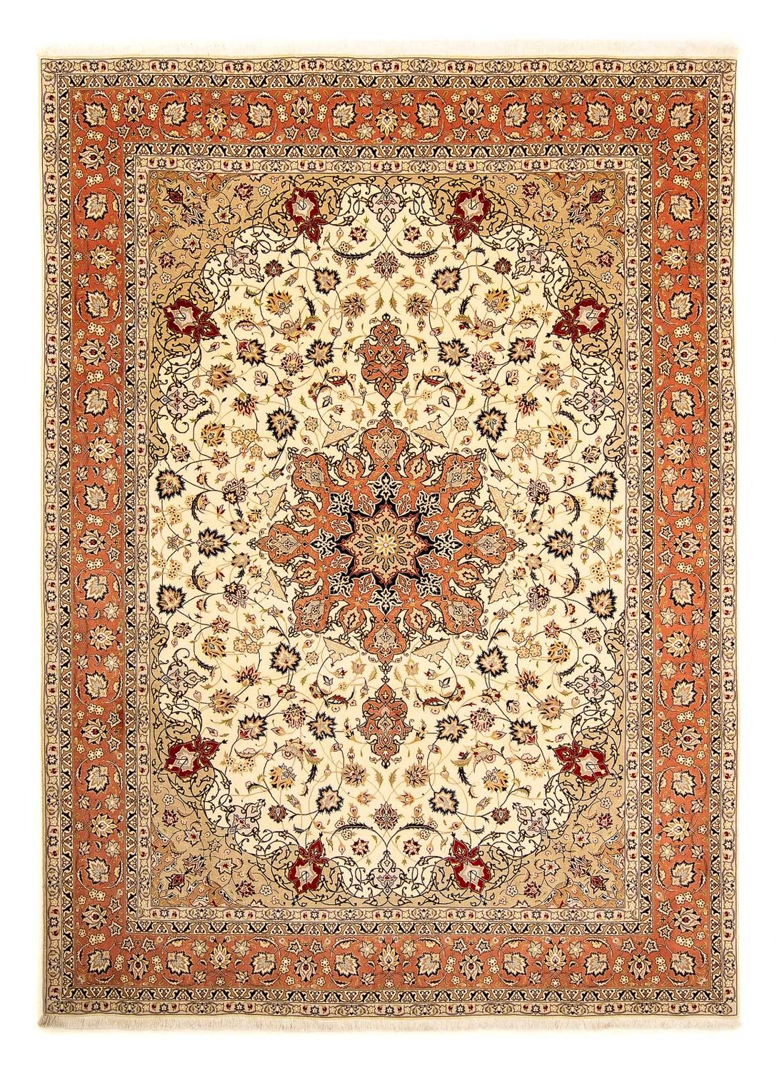 Tapis persan - Tabriz - Royal - 345 x 253 cm - beige