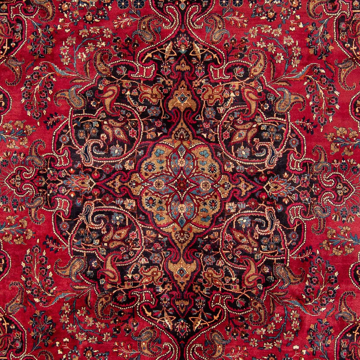 Tapis persan - Classique - 383 x 312 cm - rouge