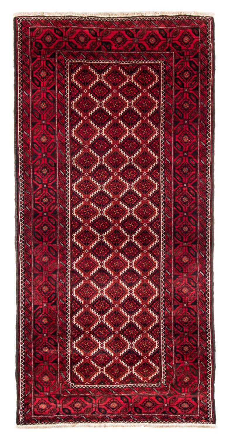 Tapis de couloir Tapis Belutsch - 248 x 117 cm - rouge foncé