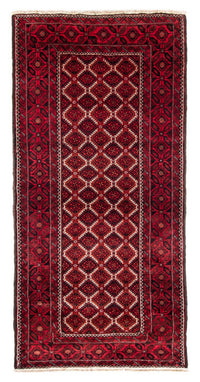 Tapis de couloir Tapis Belutsch - 248 x 117 cm - rouge foncé