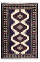 Tapis Turkaman 139x87cm - Tapis persan