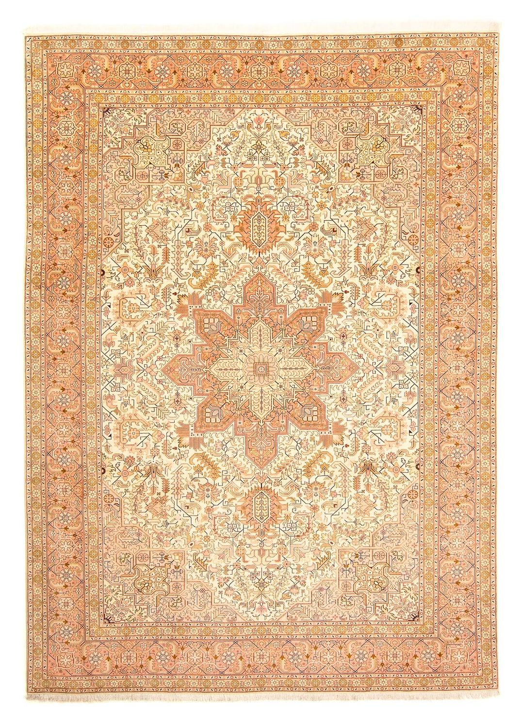 Tapis persan - Tabriz - Royal - 346 x 249 cm - beige