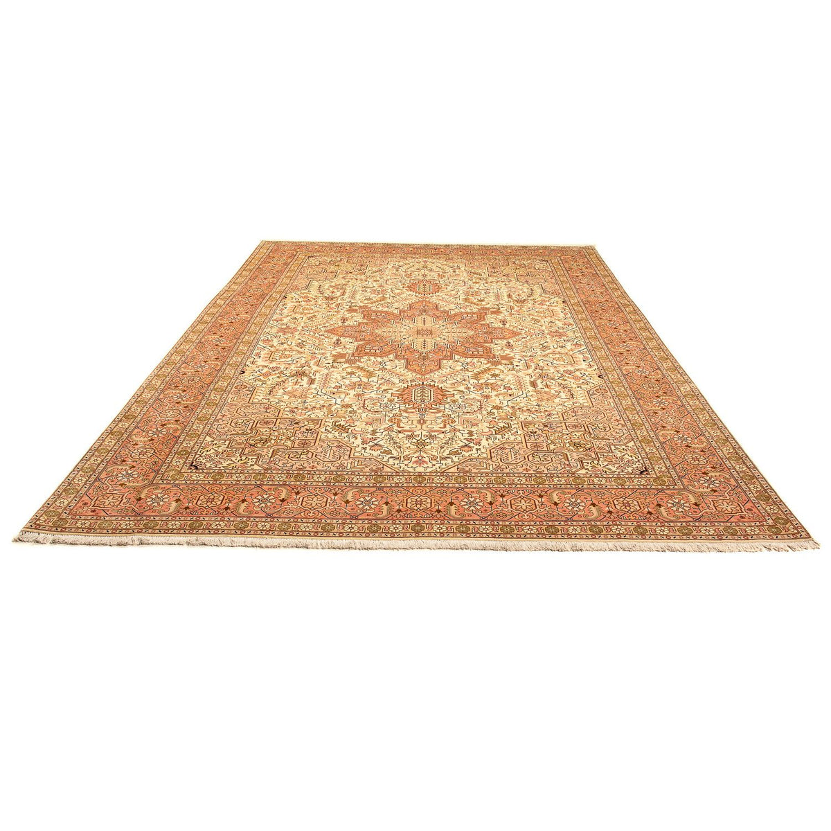 Tapis persan - Tabriz - Royal - 346 x 249 cm - beige