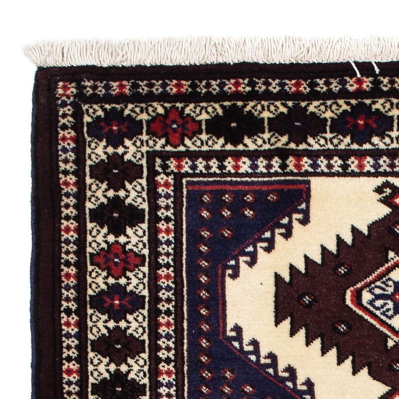 Tapis Turkaman - 133 x 86 cm - multicolore