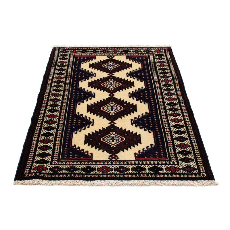 Tapis Turkaman - 133 x 86 cm - multicolore