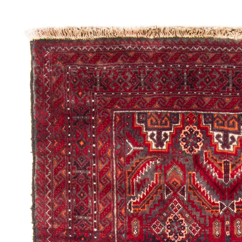 Tapis de couloir Tapis Belutsch - 212 x 105 cm - rouge