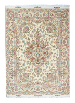 Tapis persan - Tabriz - Royal - 203 x 151 cm - beige