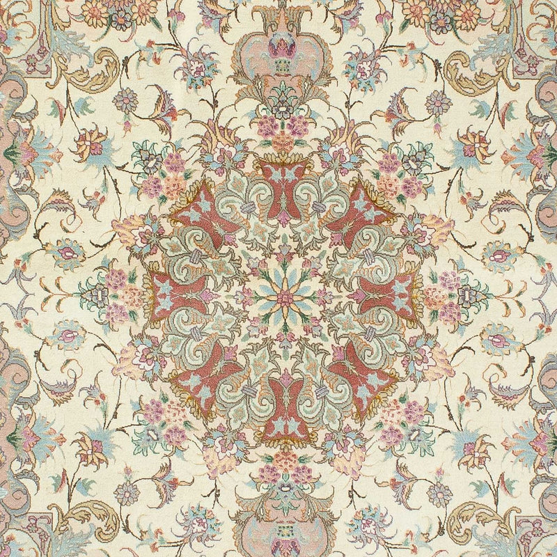 Tapis persan - Tabriz - Royal - 203 x 151 cm - beige