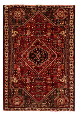Tapis persan - Nomadic - 289 x 196 cm - rouge foncé