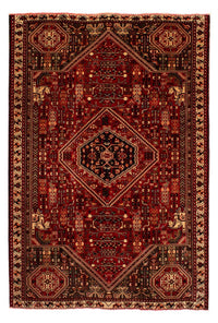 Tapis persan - Nomadic - 289 x 196 cm - rouge foncé