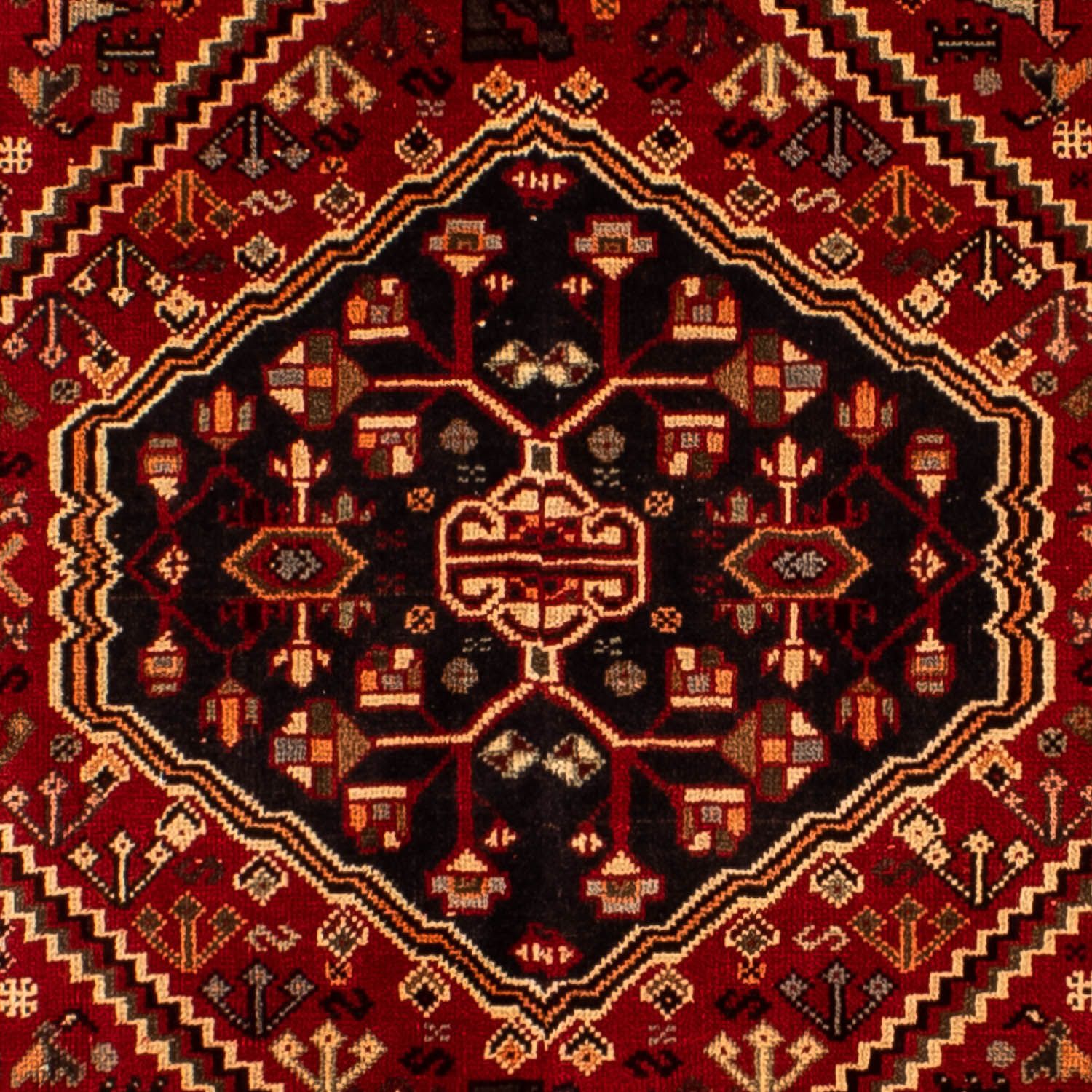 Tapis persan - Nomadic - 289 x 196 cm - rouge foncé