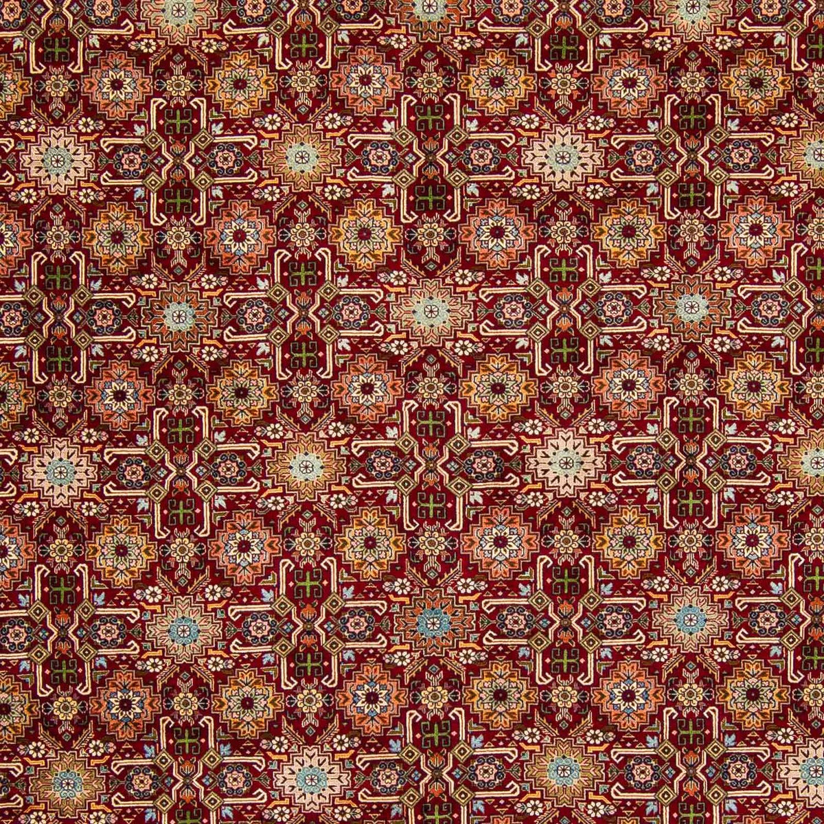 Tapis persan - Tabriz - Royal - 404 x 300 cm - rouge foncé
