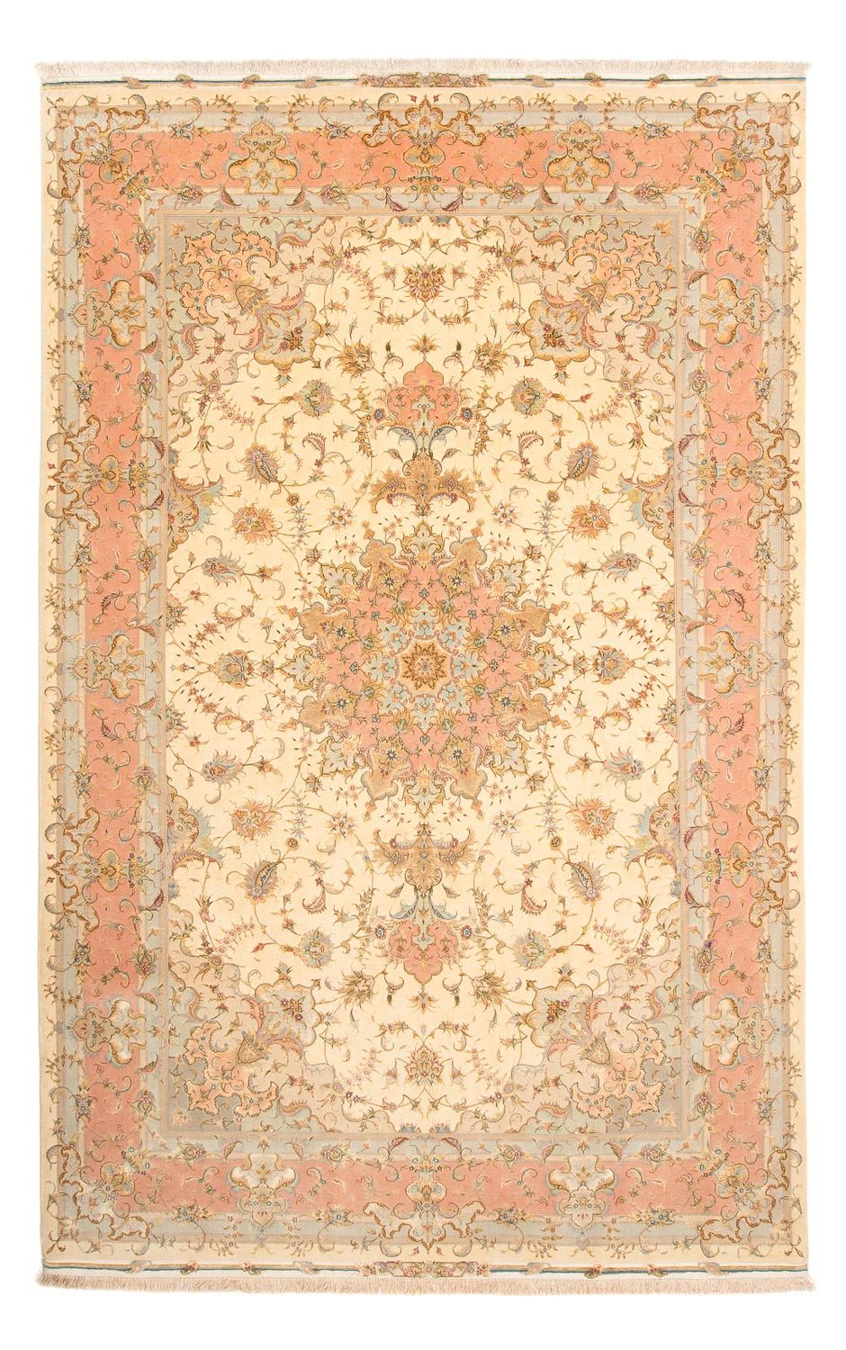 Tapis persan - Tabriz - Royal - 306 x 202 cm - beige