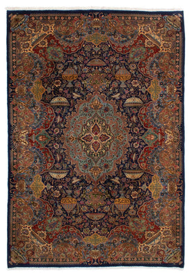 Tapis persan - Classique - 288 x 200 cm - bleu foncé