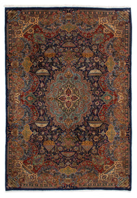 Tapis persan - Classique - 288 x 200 cm - bleu foncé