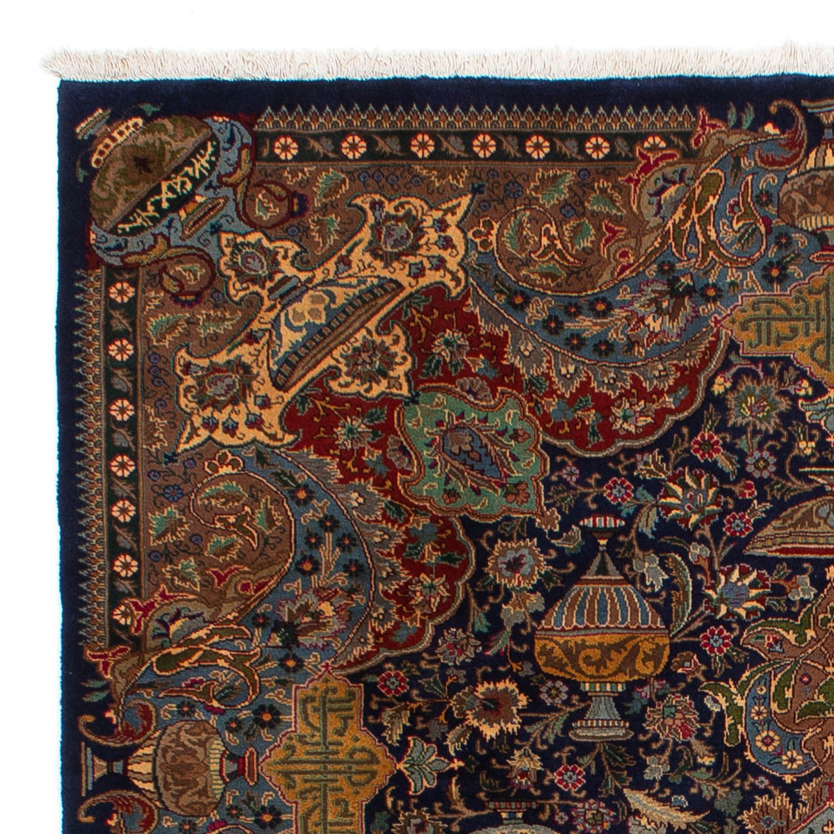 Tapis persan - Classique - 288 x 200 cm - bleu foncé