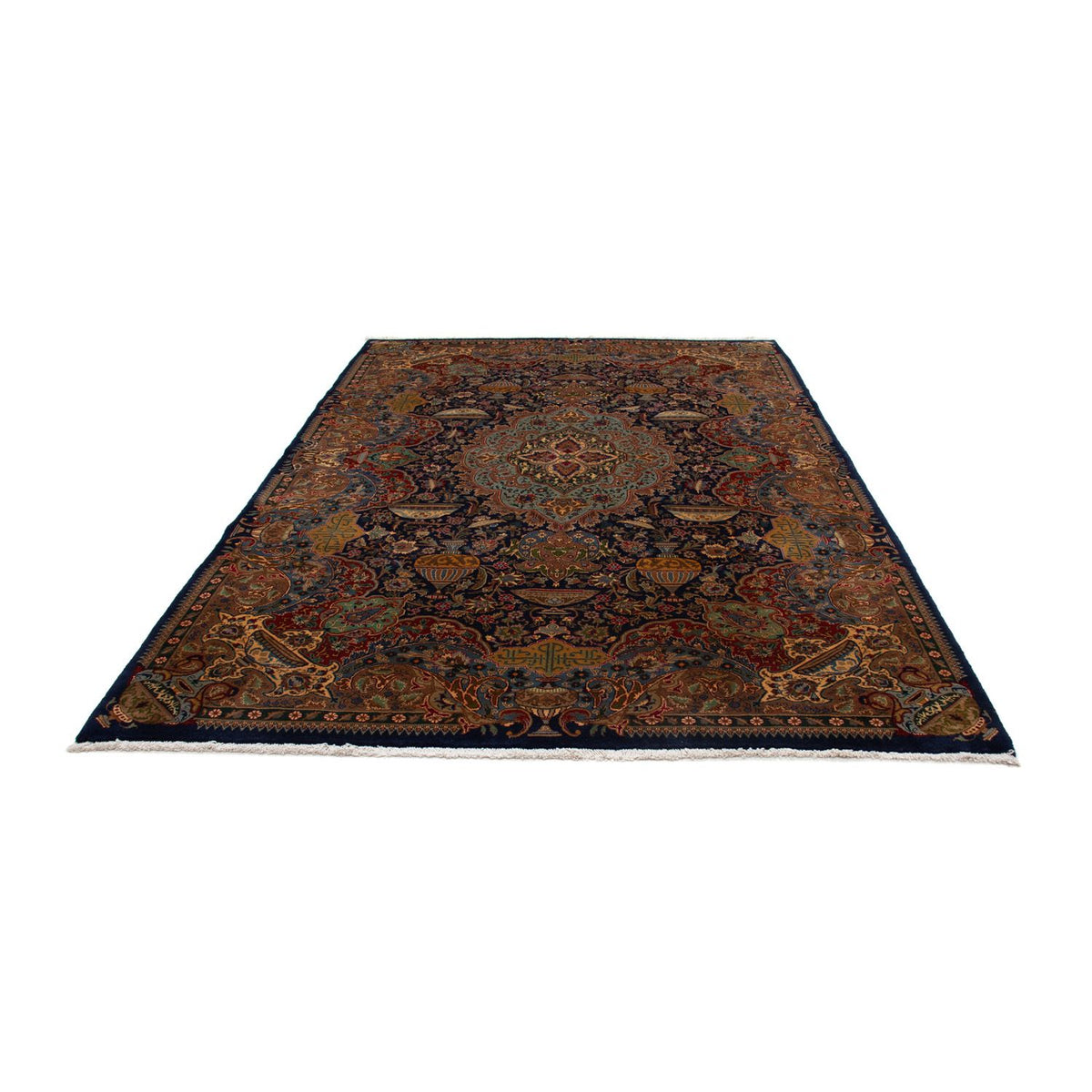 Tapis persan - Classique - 288 x 200 cm - bleu foncé