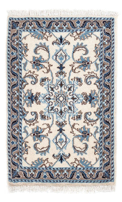 Tapis persan - Nain - 90 x 60 cm - beige