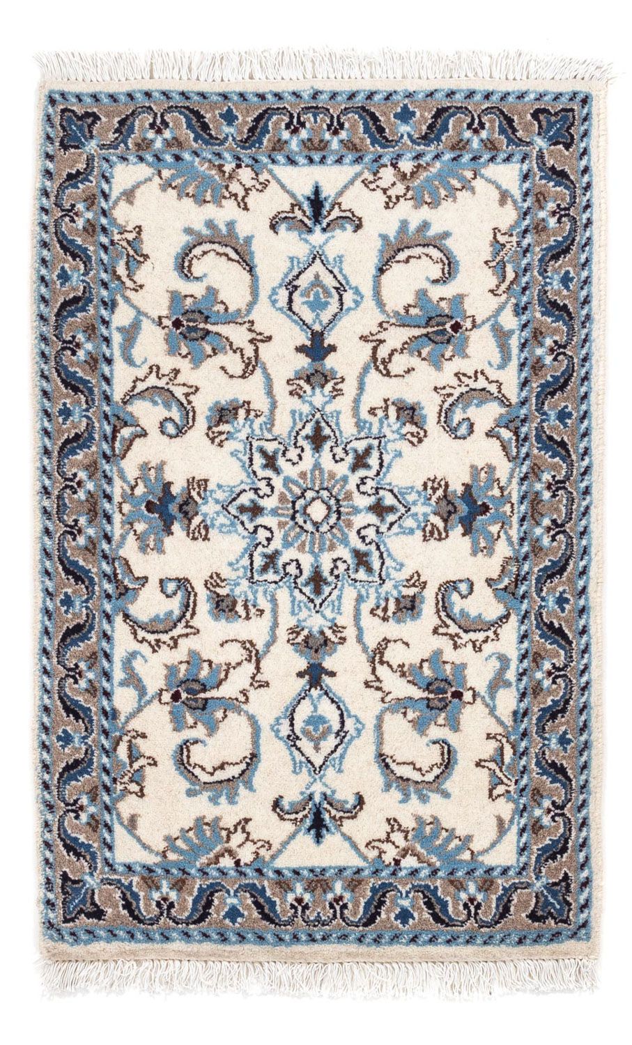 Tapis persan - Nain - 90 x 60 cm - beige